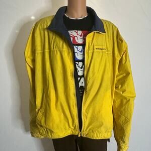 Henri Lloyd Yellow Sailing Jacket Windbreaker Mesh Lined Nautical Gorpcore L